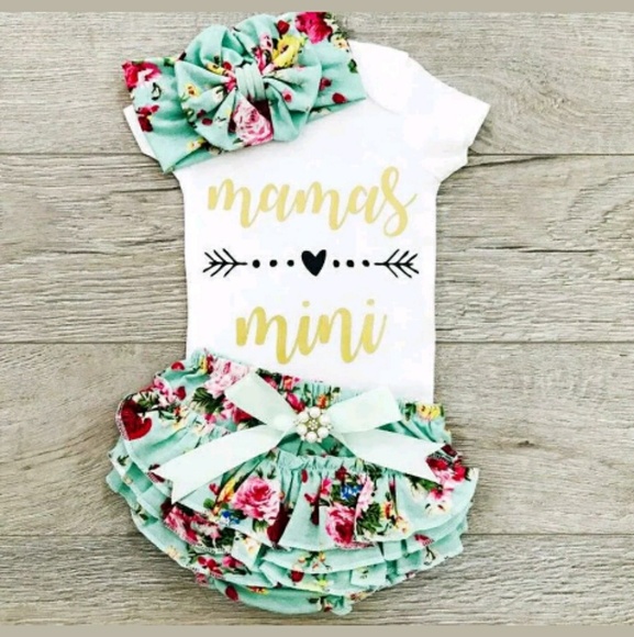 Other - Adorable 3 piece floral print outfit.